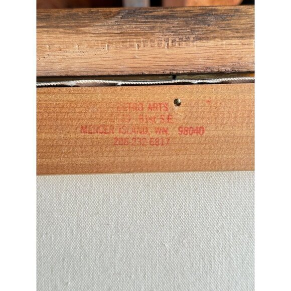 Vintage Andres Orpinas Art Print, Boy and Girl Collecting Flowers Wall Decor - Picture 16 of 16